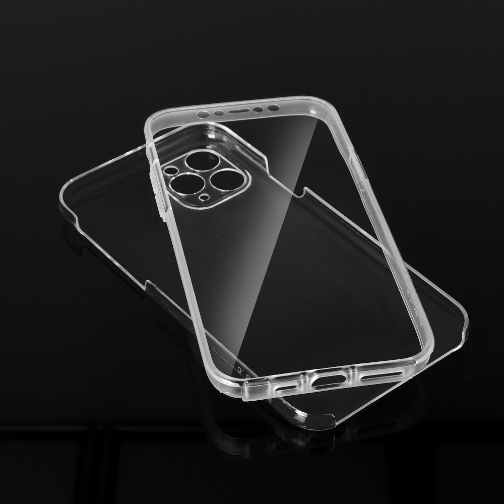 Husa 360° Premium Policarbonat/TPU pentru Samsung Galaxy A12, Transparent