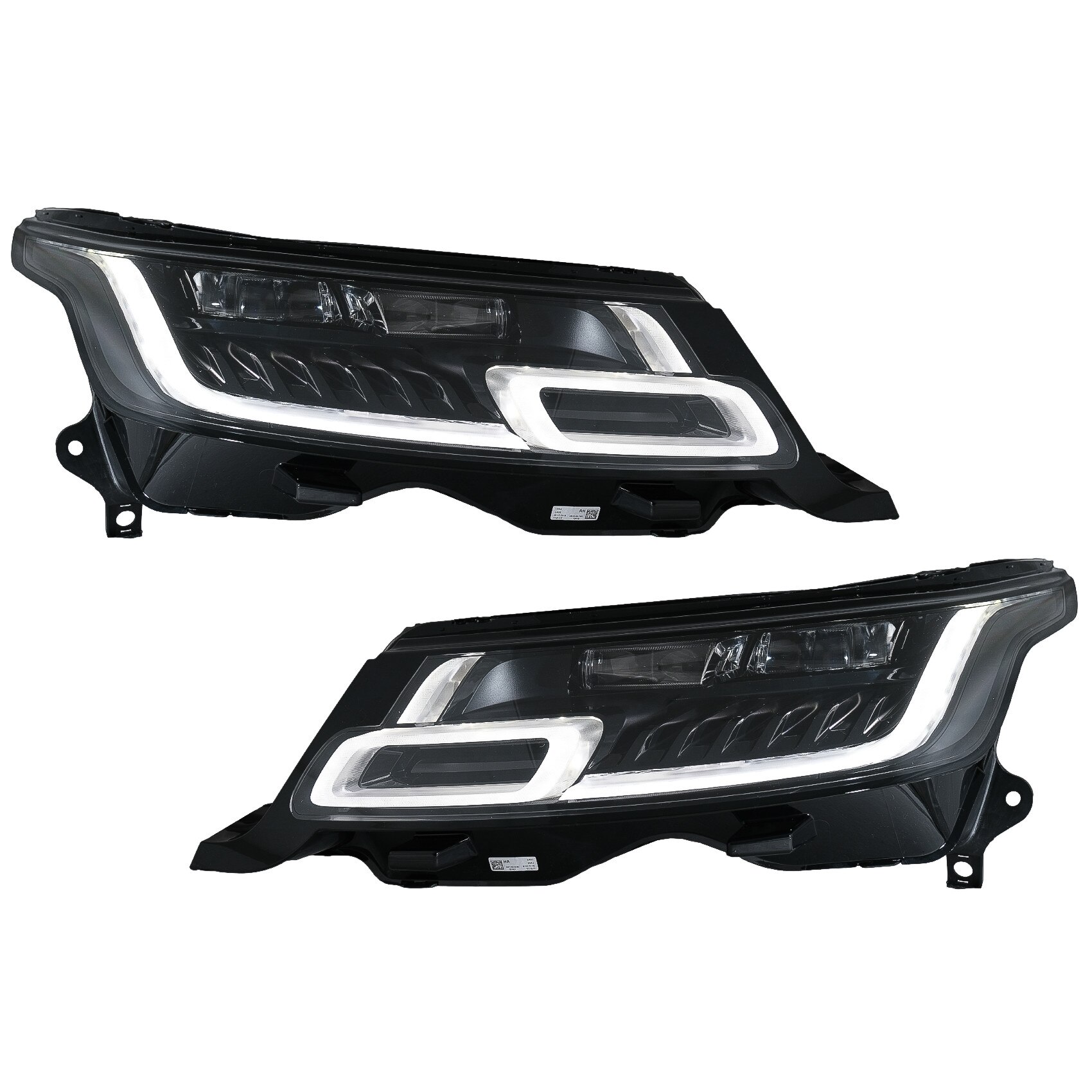 Set 2 Faruri LED compatibile cu Rover Range Sport L494 (2013-2017) cu Semnal Dinamic Conversie la 2018-up Matrix Look (HLRRSL494FL)