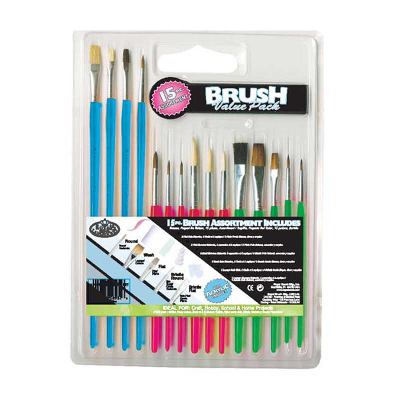 Set 15 pensule scolare, RART-16, Royal Langnickel