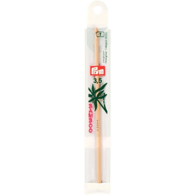 Croseta pentru lana, din bambus, 3,5 mm, lungime 15 cm, Prym Bamboo