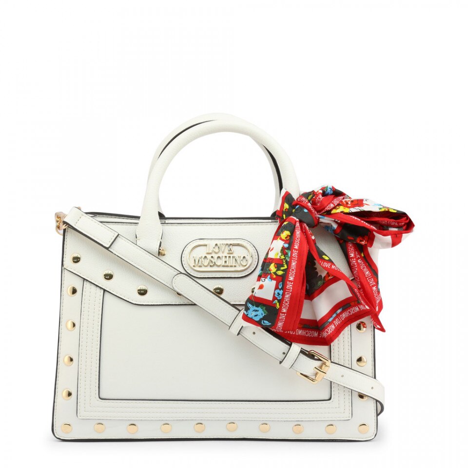 Geanta de mana, dama, Love Moschino, JC4044PP1CLE1, Alb