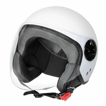 Casca Scuter LAMPA LD-3 Alb, XL Casca Scuter LAMPA LD-3 Alb, XL