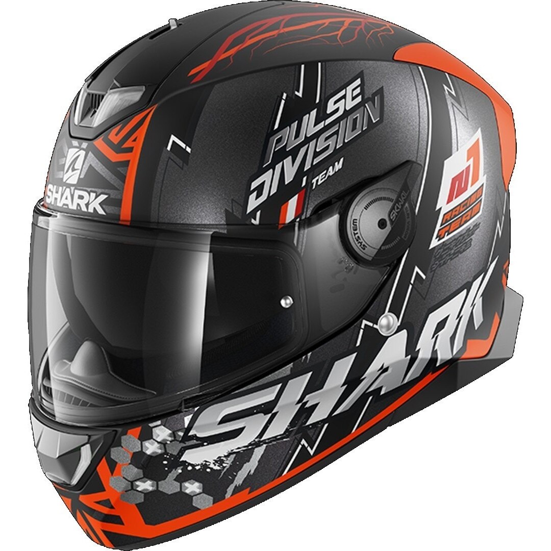 Casca SHARK SKWAL 2.2 NOXXYS MAT, Negru/Portocaliu, L