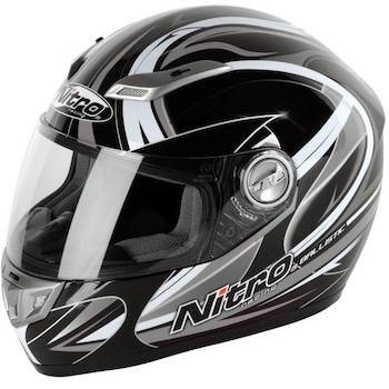 Casca Moto NITRO BALLISTIK GUN Negru, XS Casca Moto NITRO BALLISTIK GUN Negru, XS