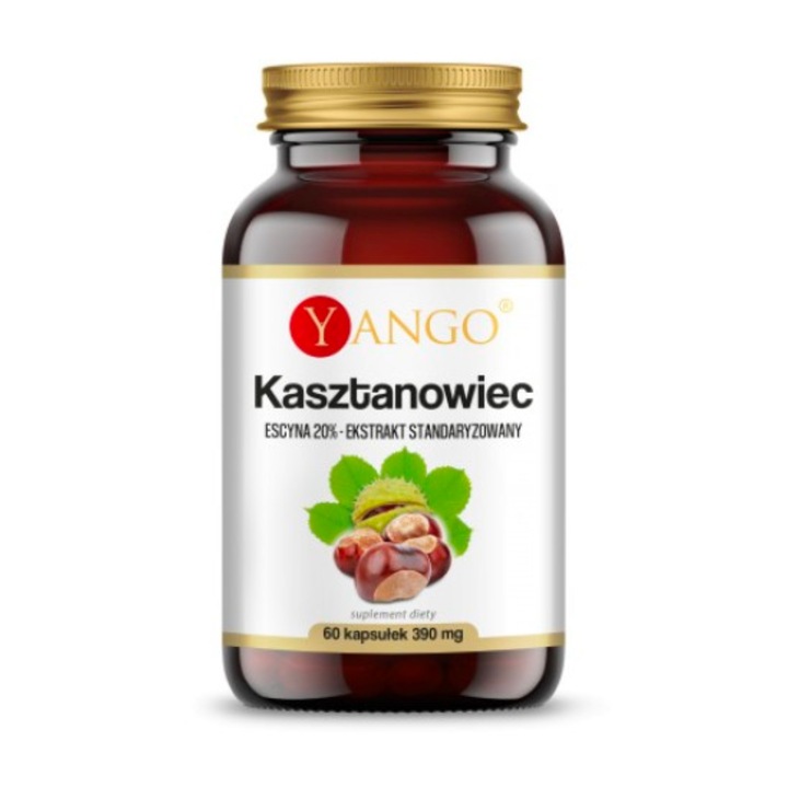 YANGO, Кестен 20% Aescin, 60 растителни капсули