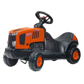 Tractor Falk pentru copii Kubota, portocaliu Tractor Falk pentru copii Kubota, portocaliu