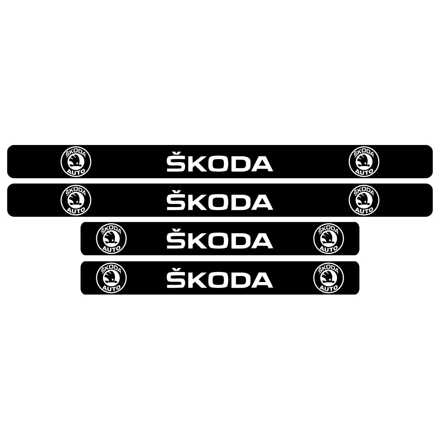 Set stickere praguri Skoda