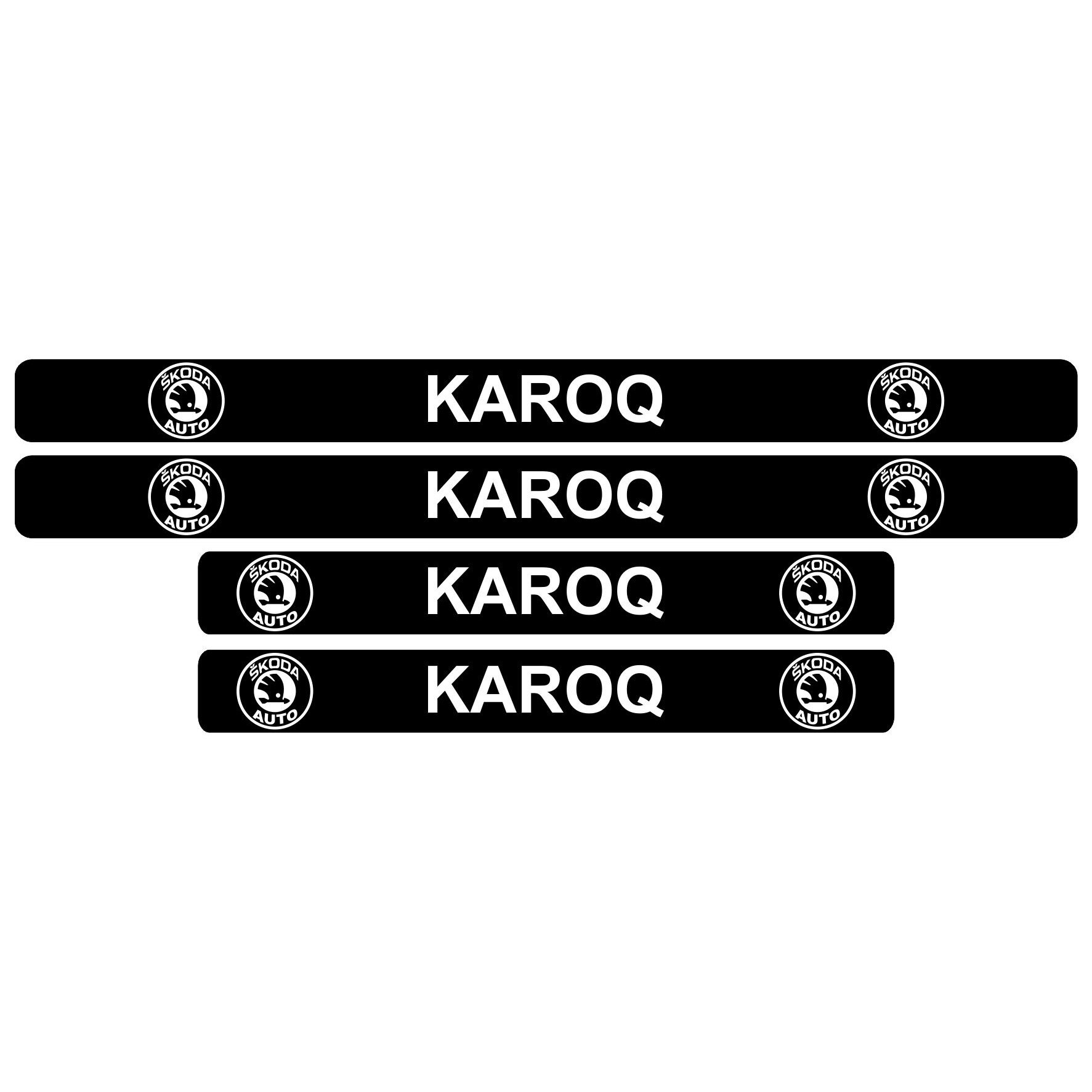 Set stickere praguri, Skoda Karoq