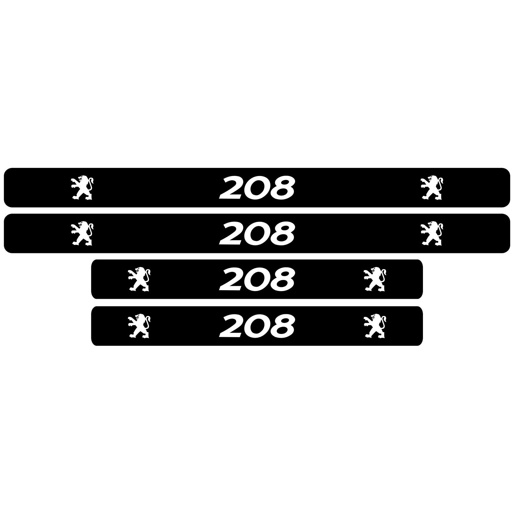 Set stickere praguri Peugeot 208