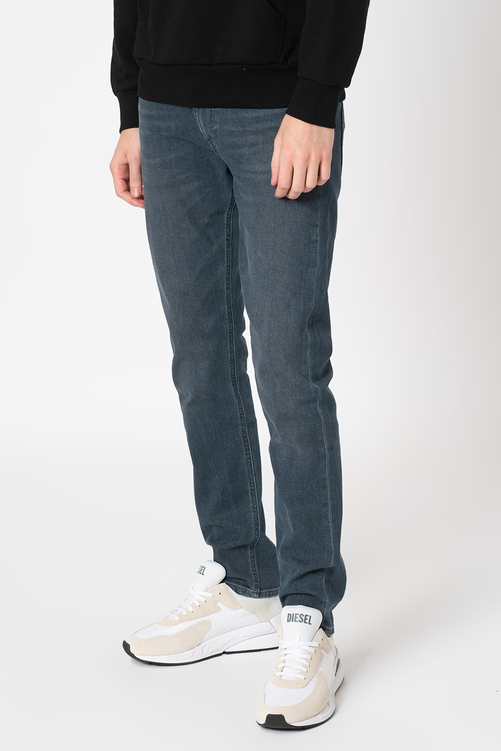 Lee, Blugi slim fit Luke, Albastru prafuit