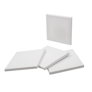 Canvas pentru pictura si desen, tip panza alba tare, cu rama, 3+ ani, 20x20x1.7 cm, 4 buc Canvas pentru pictura si desen, tip panza alba tare, cu rama, 3+ ani, 20x20x1.7 cm, 4 buc