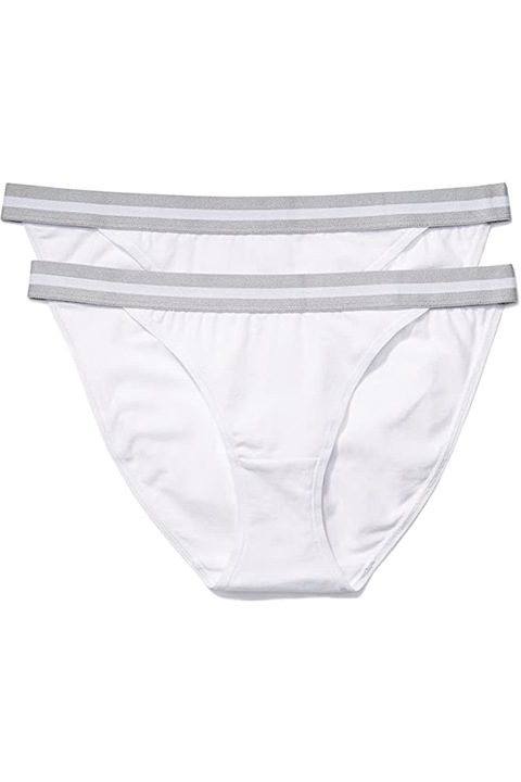 Set 2xLenjerie intima dama, JUP, Bumbac, Alb, L