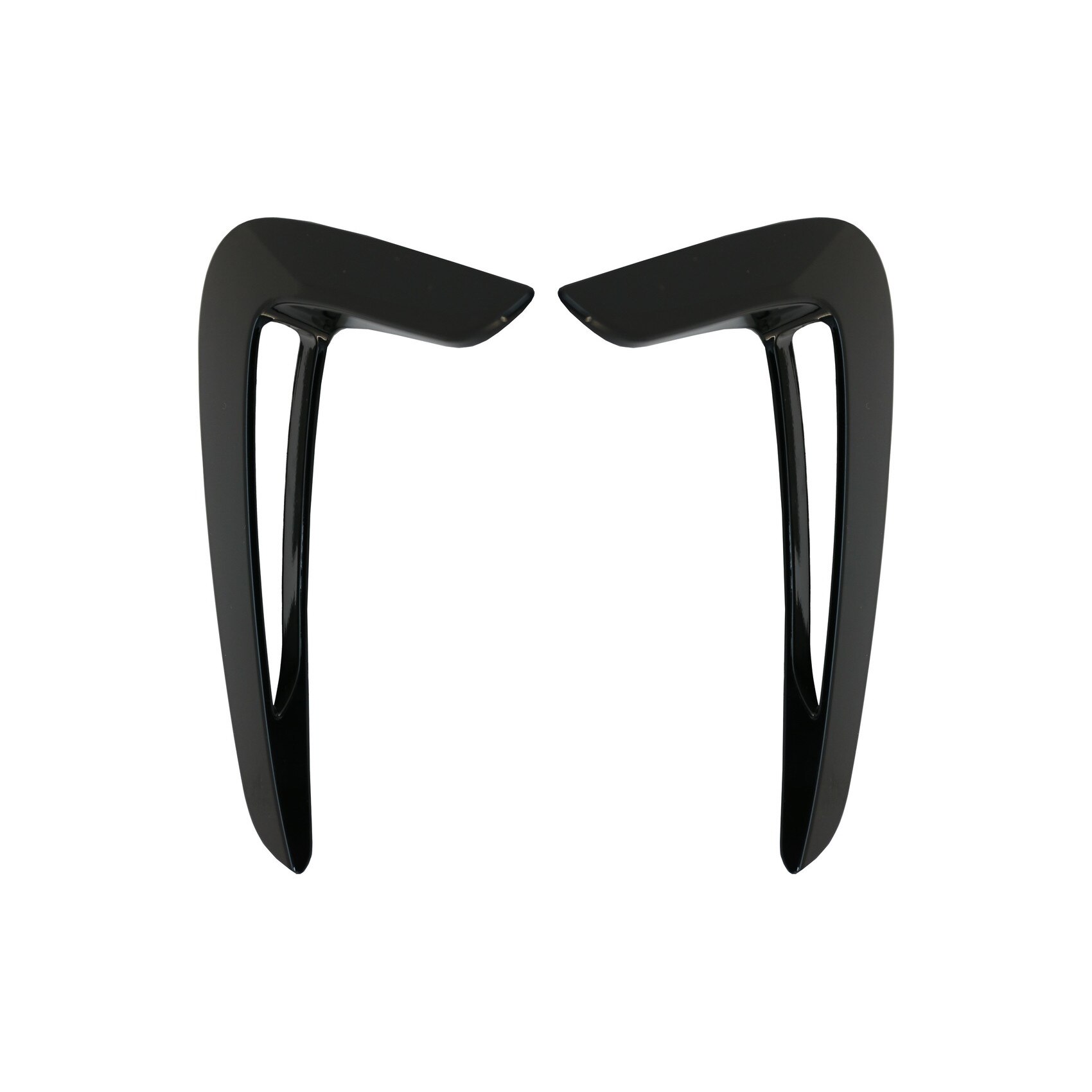 Set 2 Grile Aripi Laterale compatibil cu BMW 4 Series F32 F33 F36 (2013-03.2019) Negru Lucios (SVBMF32PB)