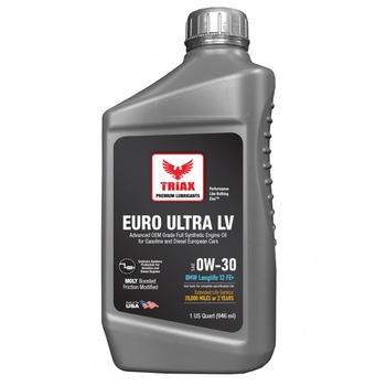Ulei Motor Full Sintetic Made in USA TRIAX Euro Ultra LV 0W-30 - MB 229.61, 946 ml Ulei Motor Full Sintetic Made in USA TRIAX Euro Ultra LV 0W-30 - MB 229.61, 946 ml
