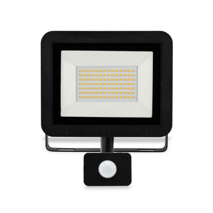 Reflector LED, Asalite 50W 6500K 4000 Lumen cu Senzor de miscare