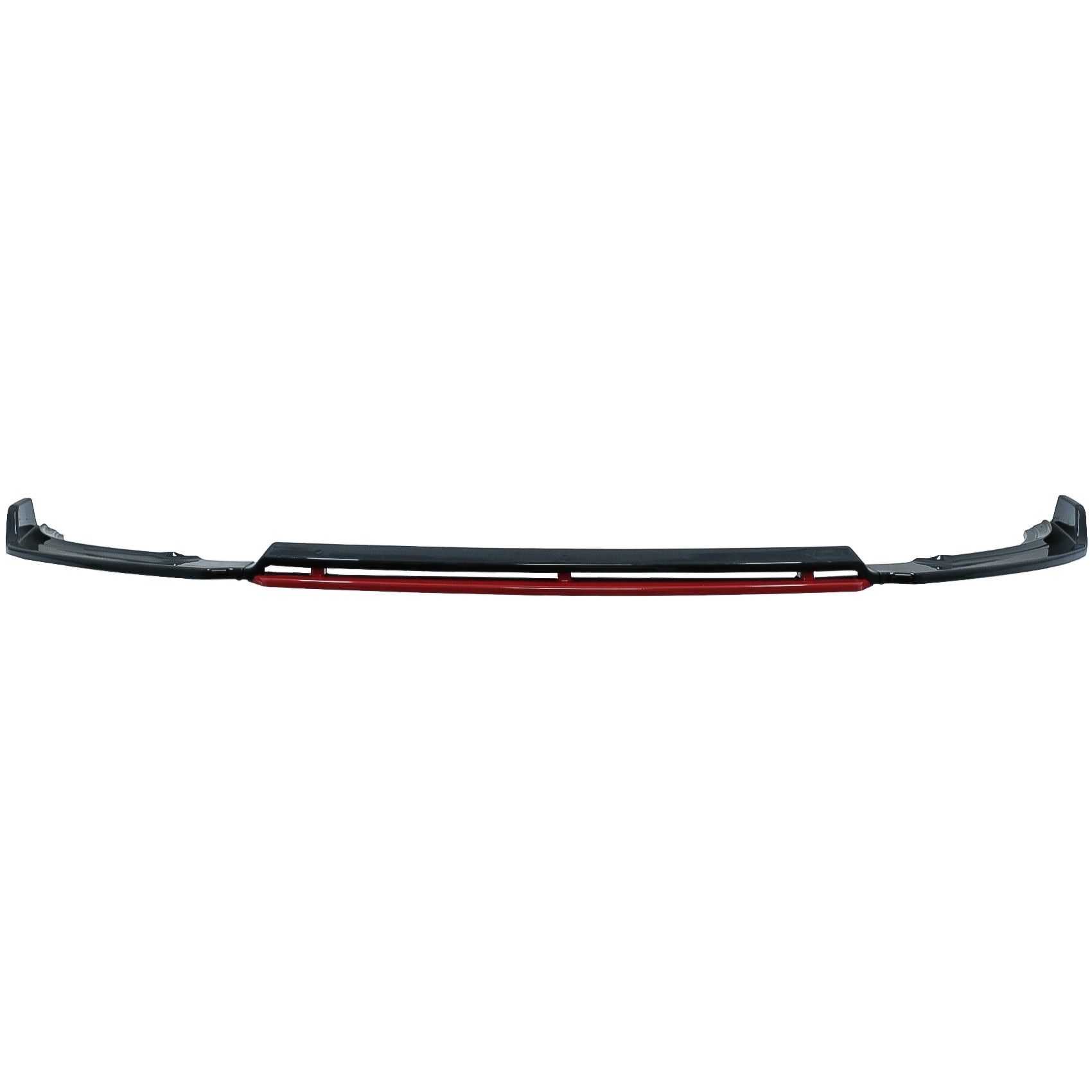 Prelungire Bara Fata compatibil cu VW Polo AW MK6 (2018-up) Negru Lucios&Rosu (FBSVWPOMK6DPB)