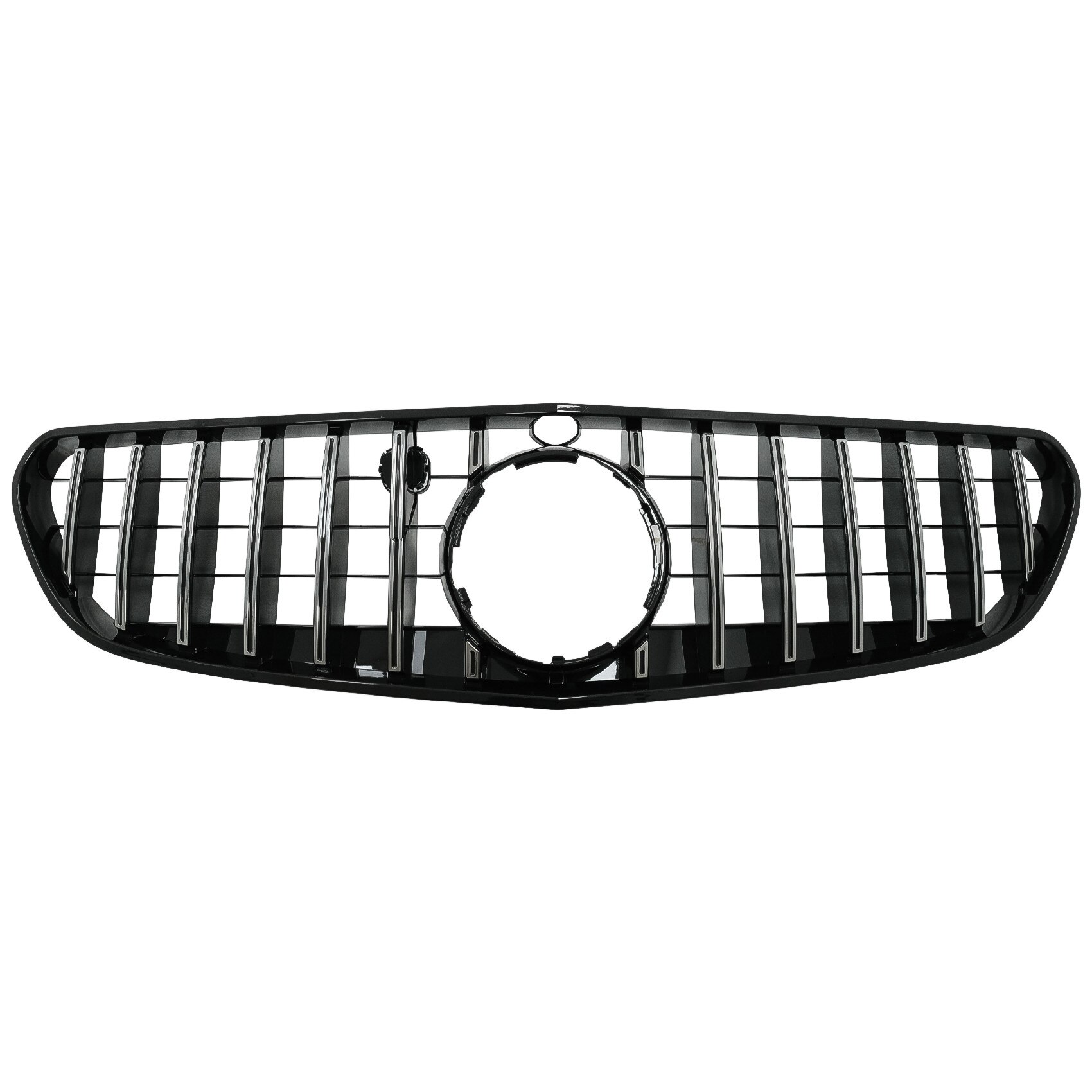 Grila Centrala compatibil cu Mercedes Benz S-CLASS Coupe C217 (2014-2017) Cabrio A217 (2015-2017) GT-R Panamericana Design Chrome (FGMBC217GTR)