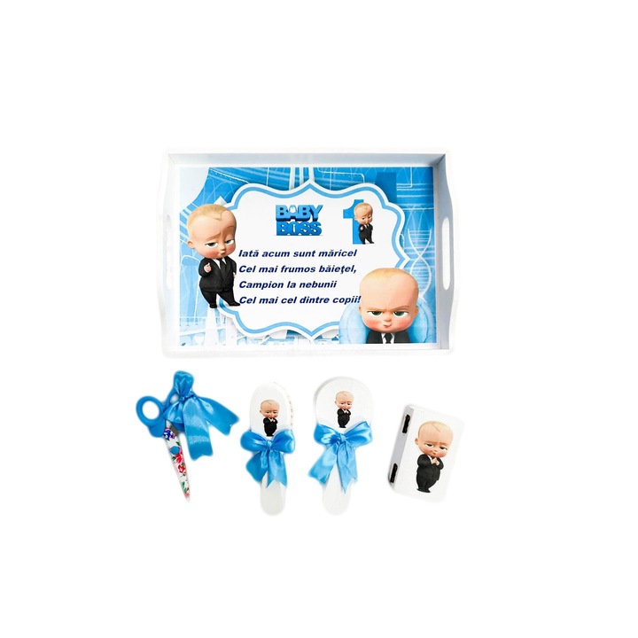 Set taiere mot, cinci piese, Baby Boss