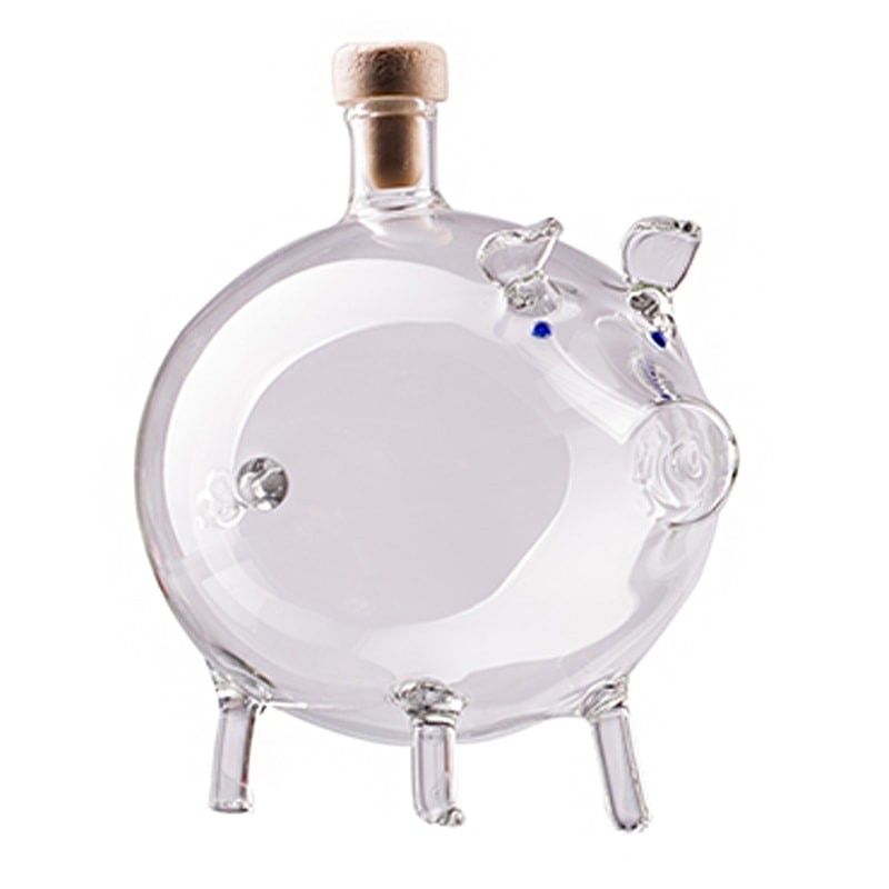 Sticla figurina porc 500 ml