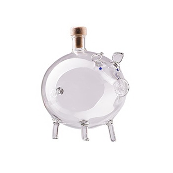 Sticla figurina porc mic 200 ml Sticla figurina porc mic 200 ml