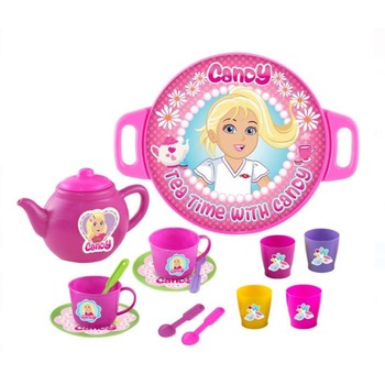 Set ceai cu tava de servire - 17 piese, SG, 3 ani + Set ceai cu tava de servire - 17 piese, SG, 3 ani +