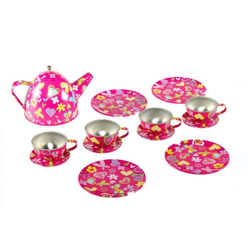 Set ceai metalic - 14 piese, SG, 3 ani +