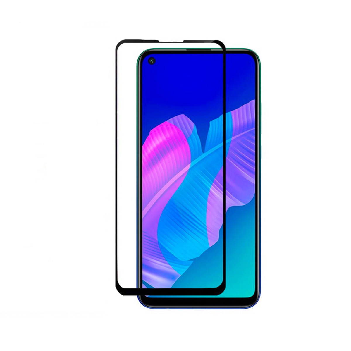 Folie de Sticla pentru Huawei Y7p, Full Glue, Full Cover, Negru