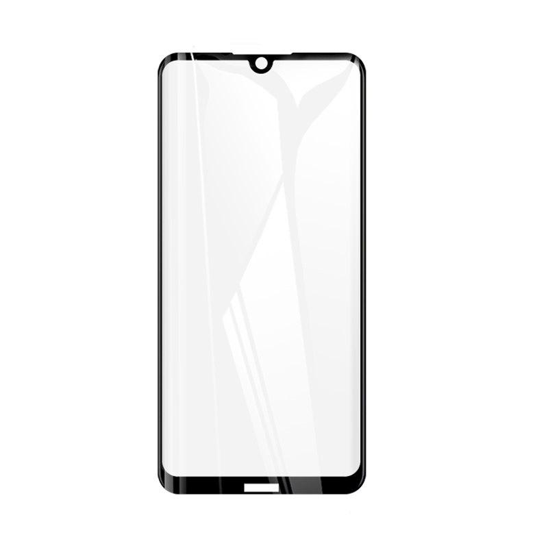 Folie de protectie Magic, Compatibila Huawei Y5 2019, Sticla securizata, Negru/Transparent