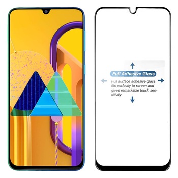 Folie de Sticla pentru Samsung M31, Full Glue, Full Cover, Negru Folie de Sticla pentru Samsung M31, Full Glue, Full Cover, Negru