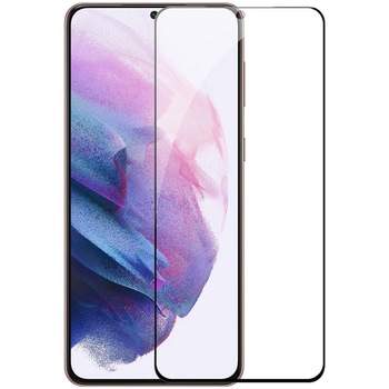 Folie de Sticla pentru Samsung S21 Plus, Full Glue, Full Cover, Negru Folie de Sticla pentru Samsung S21 Plus, Full Glue, Full Cover, Negru
