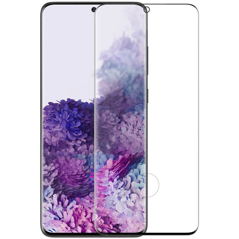 Folie Sticla 9D Full Cover compatibila cu Samsung S20 Plus, Premium Quality, Negru