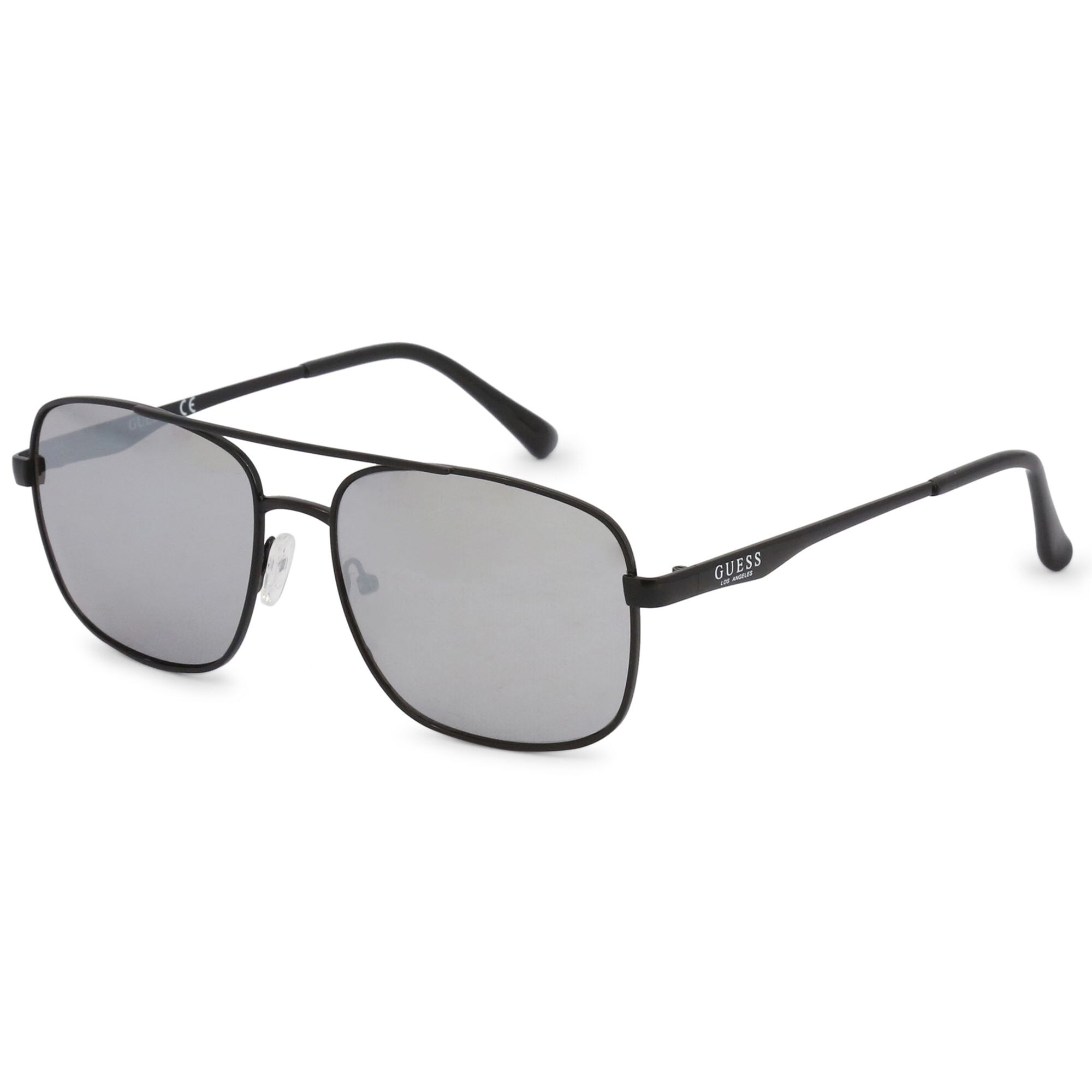 Ochelari de soare barbati Guess Rectangle Black/Grey Mirrored GF0211/S-01C