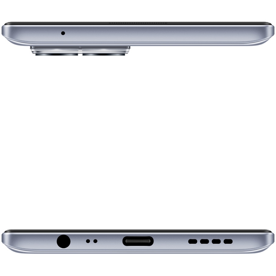 Смартфон Realme 8, Dual SIM, 6GB RAM, 128GB, 4G, Cyber Silver - eMAG.bg