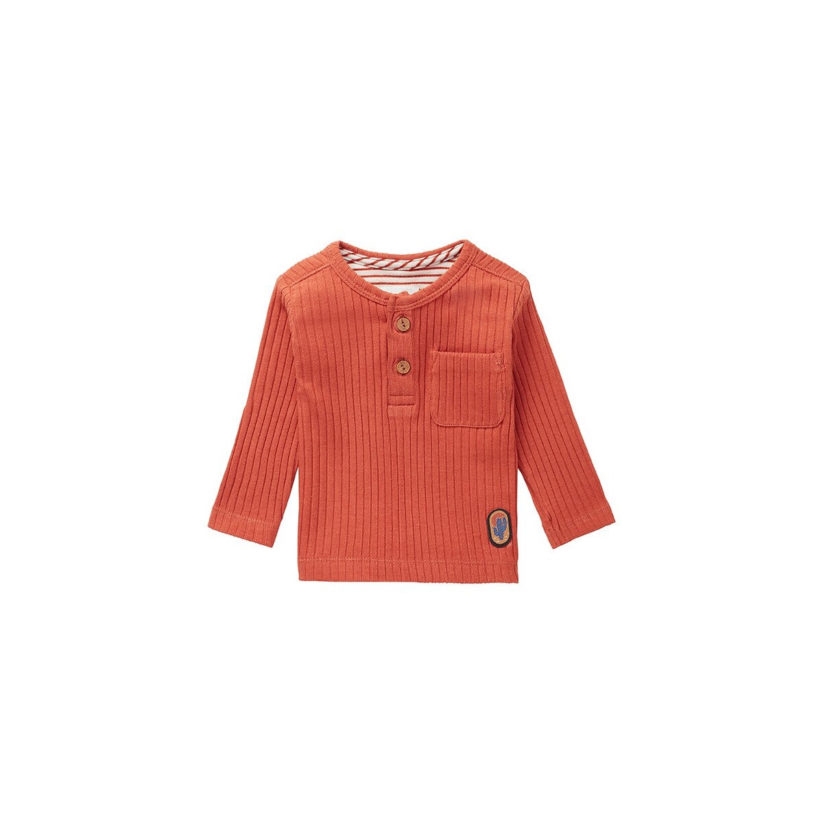 Bluza bebe, NOPPIES, bumbac organic, cu buzunar, Toronto, maro