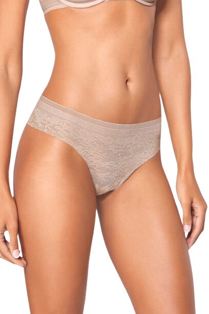 Chiloti, Sloggi, Zero Lace Hipstring, Roz prafuit, S