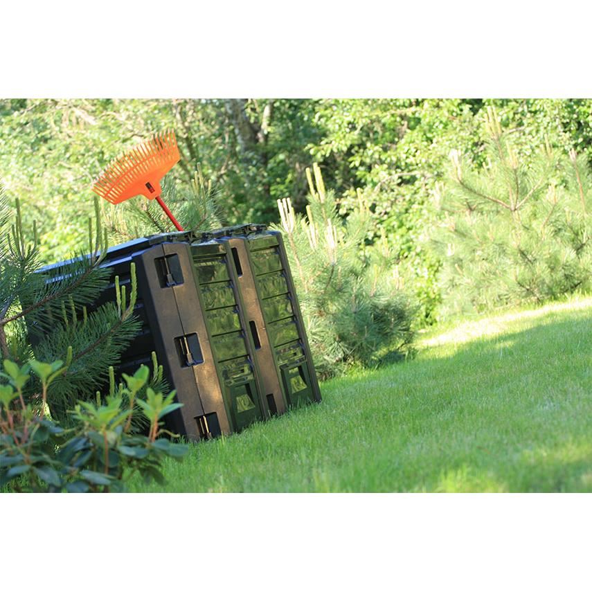 Compostor de gradina, 380 L, negru, Compogreen - eMAG.ro