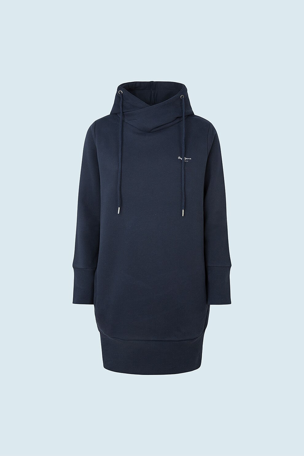 Pepe Jeans London, Rochie-hanorac lejera, Bleumarin