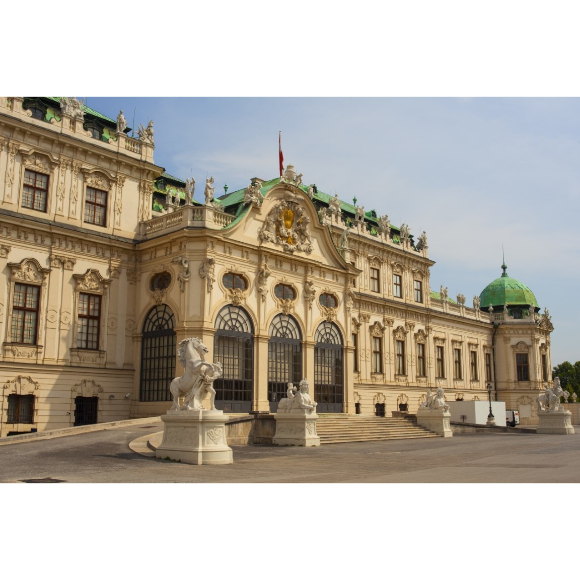 Tablou canvas City42 Palat Belvedere Viena, 75 x 50 cm