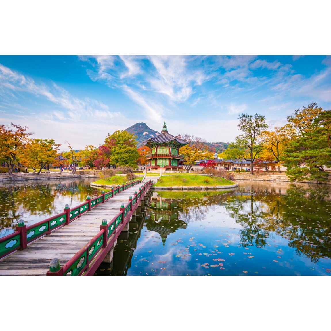 Tablou canvas City37 Palat Seoul, 45 x 30 cm