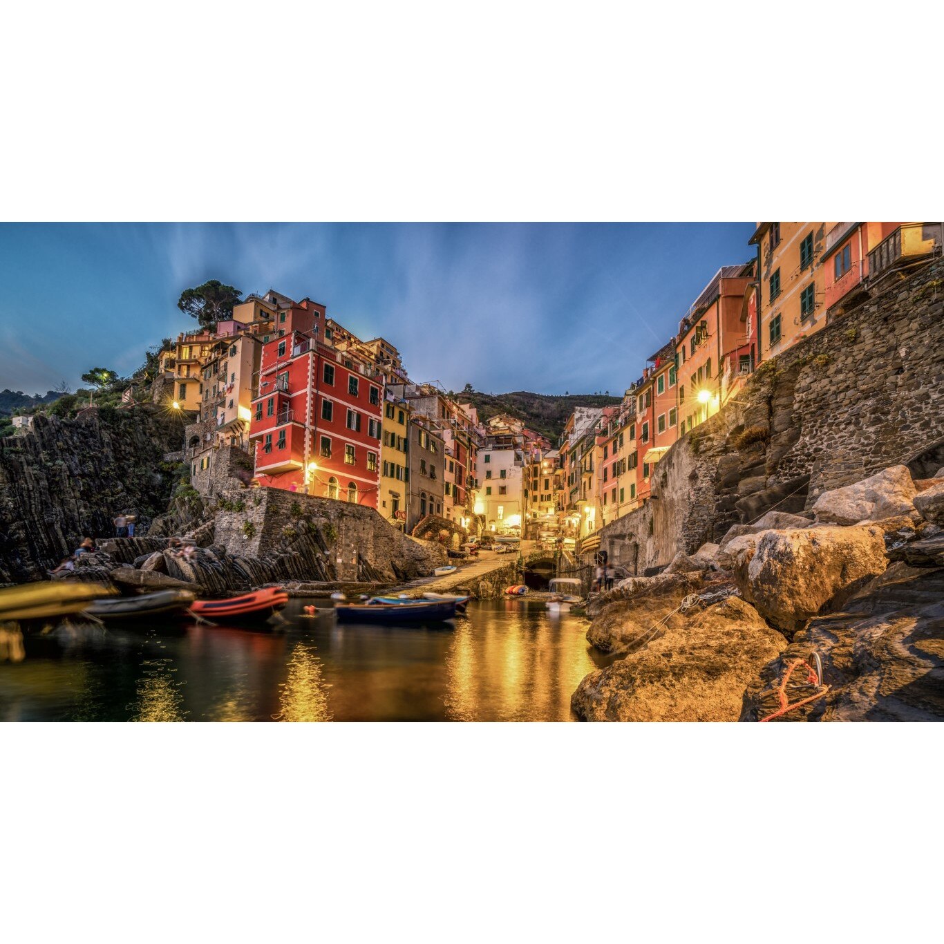 Tablou canvas City80 Riomaggiore Cinque Terre, 105 x 70 cm