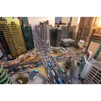 Tablou canvas City91 Seoul South Korea, 90 x 60 cm Tablou canvas City91 Seoul South Korea, 90 x 60 cm