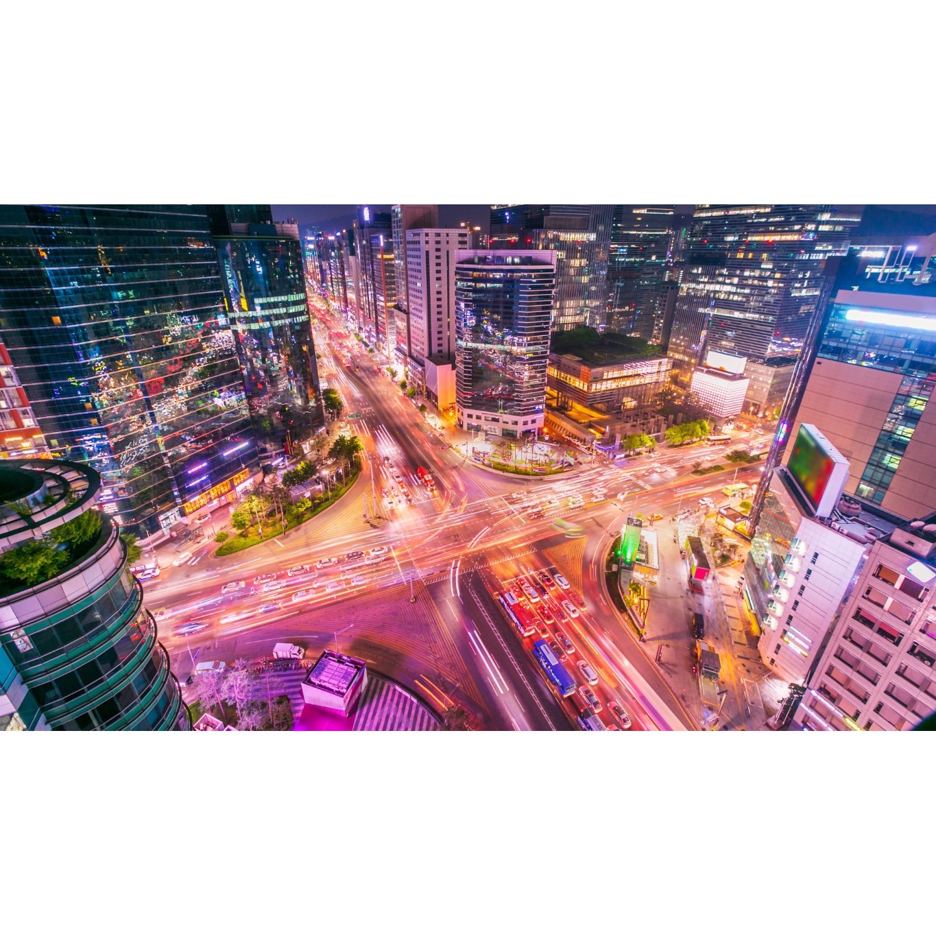 Tablou canvas City82 Seoul South Korea, 75 x 50 cm