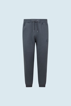 Pepe Jeans London, Pantaloni sport cu talie ajustabila, Gri inchis Pepe Jeans London, Pantaloni sport cu talie ajustabila, Gri inchis