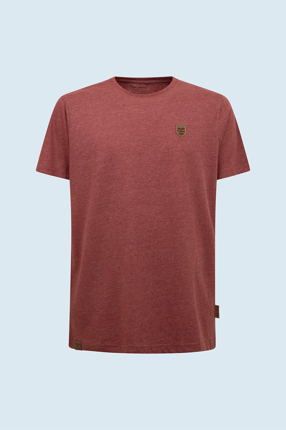 Pepe Jeans London, Tricou din amestec de bumbac Gavin, Rosu
