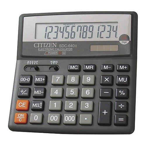 Calculator de birou Citizen SDC-640, 14 digiti