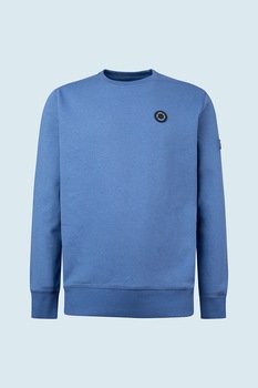 Pepe Jeans London, Bluza sport regular fit Aaron, Albastru Pepe Jeans London, Bluza sport regular fit Aaron, Albastru