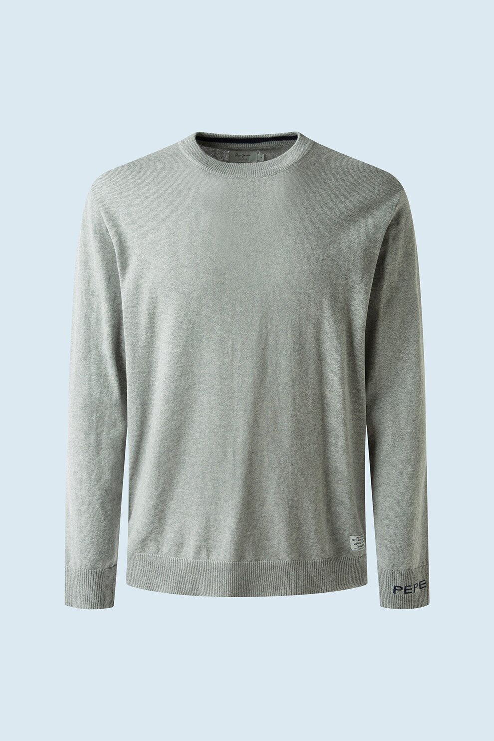 Pepe Jeans London, Pulover tricotat fin Andre, Gri cenusa