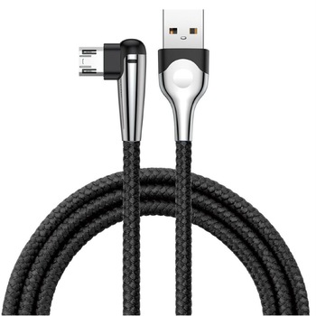 Cablu Date Micro Usb Baseus MVP Mobile 2.4A 1m Negru Cablu Date Micro Usb Baseus MVP Mobile 2.4A 1m Negru