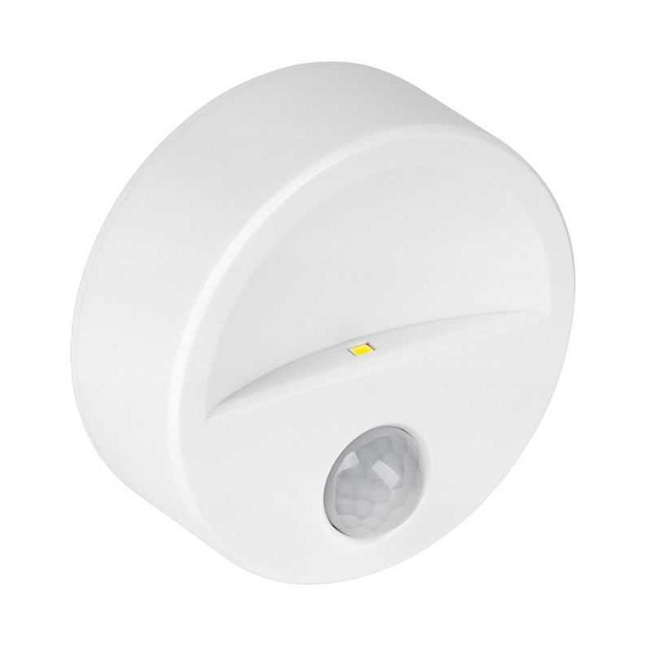 Lampa veghe cu senzor de miscare 0.5W 6500K alb rece 19lm 3x AAA Rebel ZAR0507