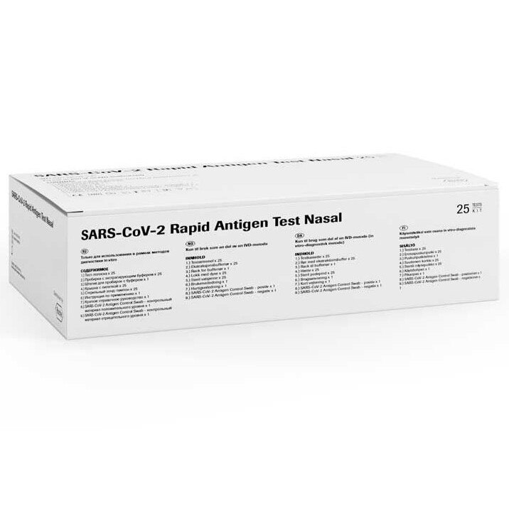 Kit 25 x Test Rapid Nasal COVID-19 Antigen, uz profesional, Roche